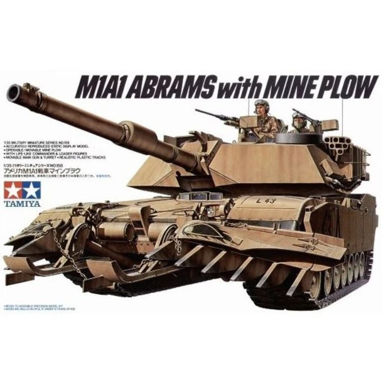35158 Tamiya 1/35 Abrams W/Mine Plow