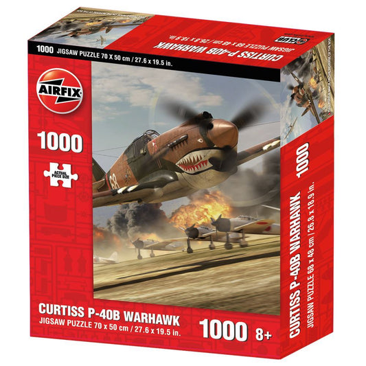 77640 Airfix Collection 1000 Piece Jigsaw Puzzle Curtiss P - 40B Warhawk