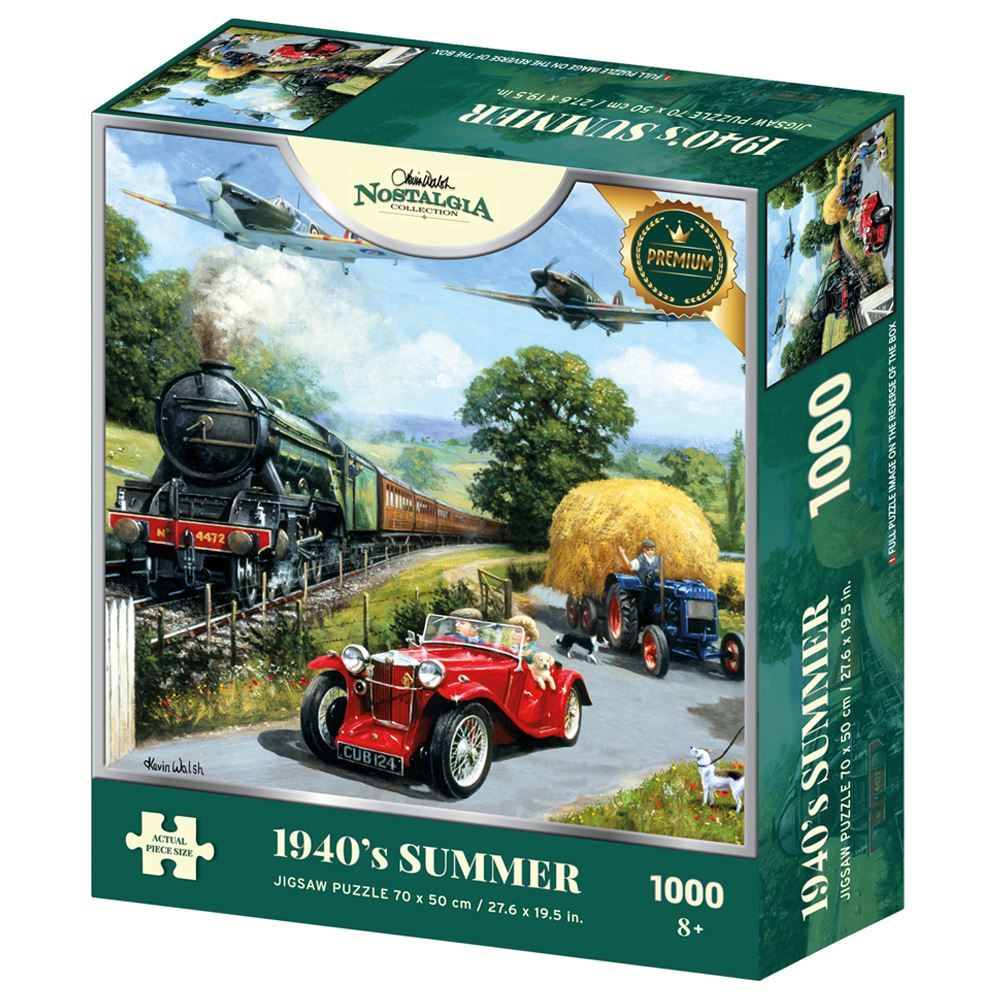 77649 Nostalgia 1000 Piece Jigsaw Puzzle 1940's Summer