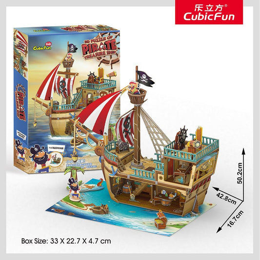 31832 3D Pirate Treasure Ship