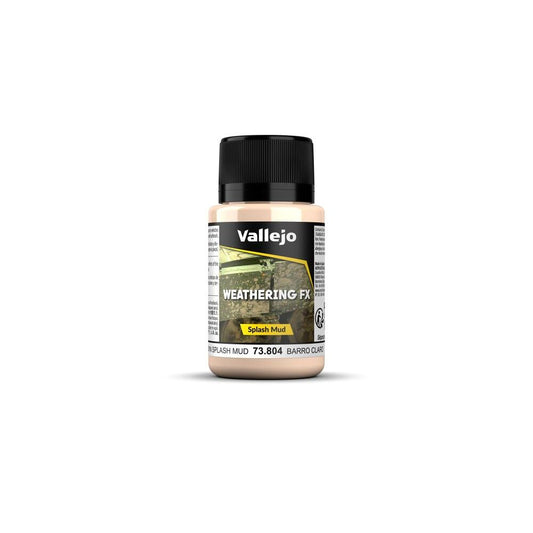 73804 Vallejo Weathering Effects Light Brown Splash Mud 40ml