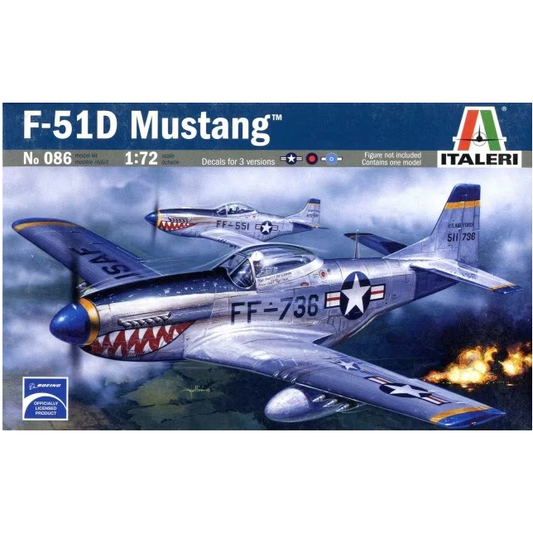 0086 Italeri 1/72 F-51D Mustang