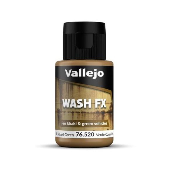 76520 Vallejo Dark Khaki Green Wash 35 ml