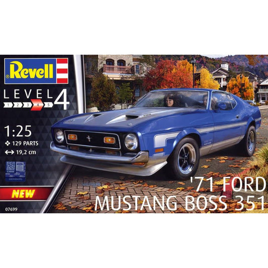 07699 Revell 1/24 Ford Mustang Boss 351 1971