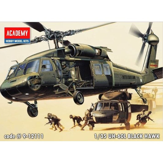 12111 Academy 1/35 U.S.Army Uh-60L Blackhawk Down