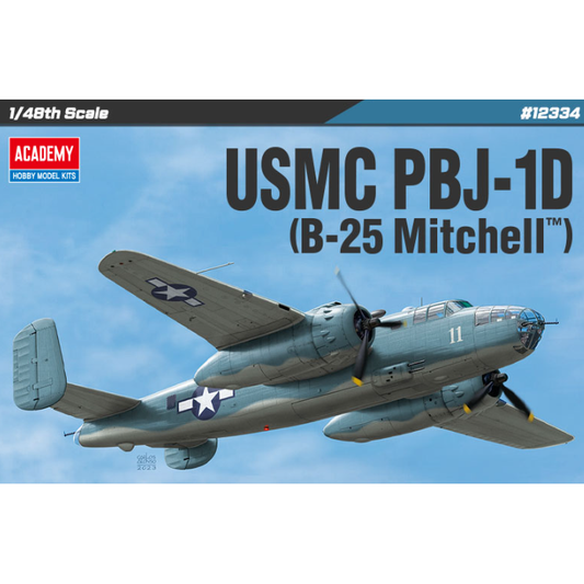 12334 Academy 1/48 USMC PBJ-1D (B-25 Mitchell)