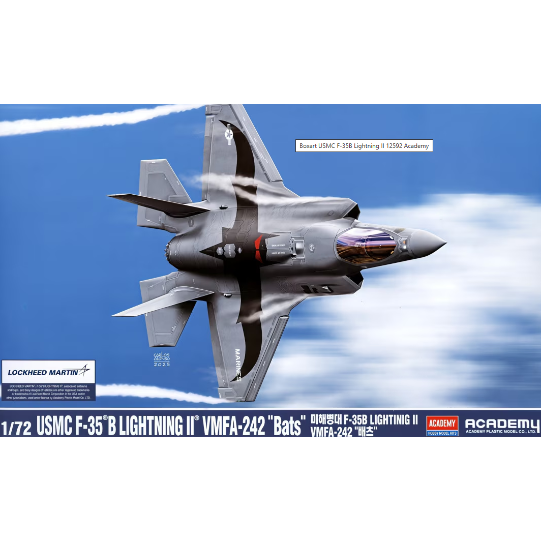 12592 Academy 1/72 USMC F-35B Lightning II VMFA-242 "Bats"