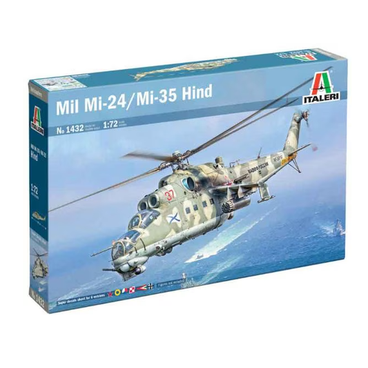 1432 Italeri 1/72 Russian Mil Mi-24 / Mil Mi-35 Hind