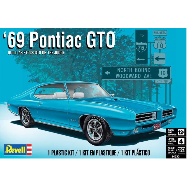 14530 Revell 1/24 1969 Pontiac GTO The Judge 2N1