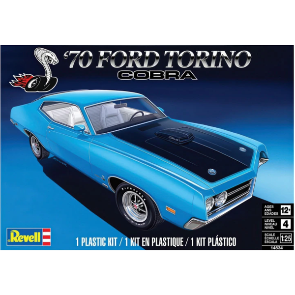 Injection Model Kit 14534 Revell 1/24 1970 Ford Torino Cobra – Injection Models Now