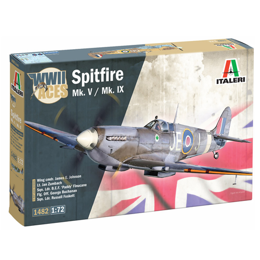 1482 Italeri 1/72 WWII Aces Spitfire Mk. V / Mk. IX