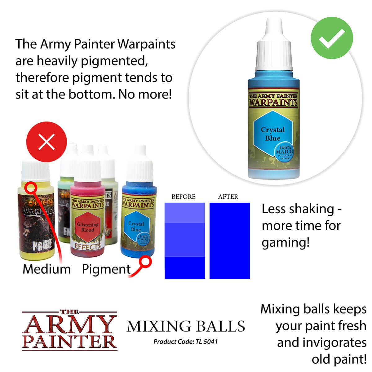 TL5041 The Army Painter - Tool: Mixing balls
