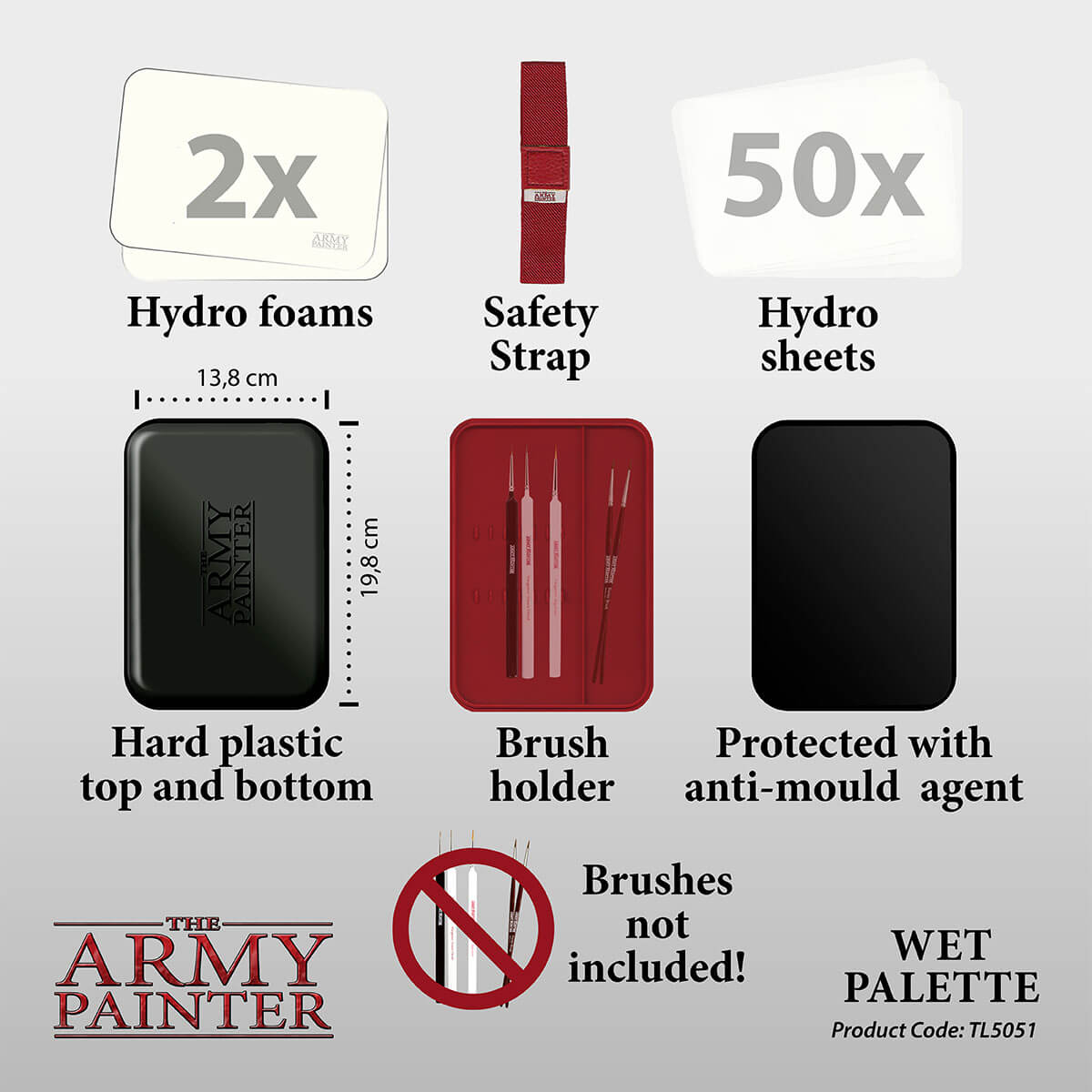 TL5051 The Army Painter - Tool: Wet Palette