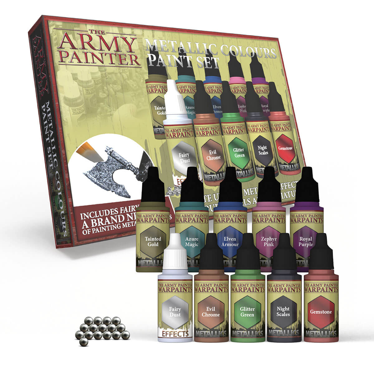 WP8048 The Army Painter - Warpaints Metallic Paint Set
