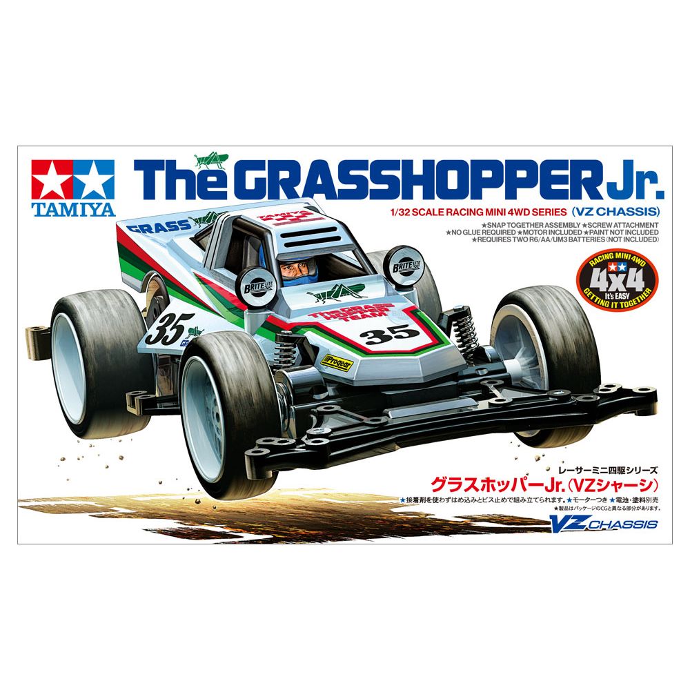 18105 Tamiya Mini 4WD Grass Hopper Jr. (Vz)