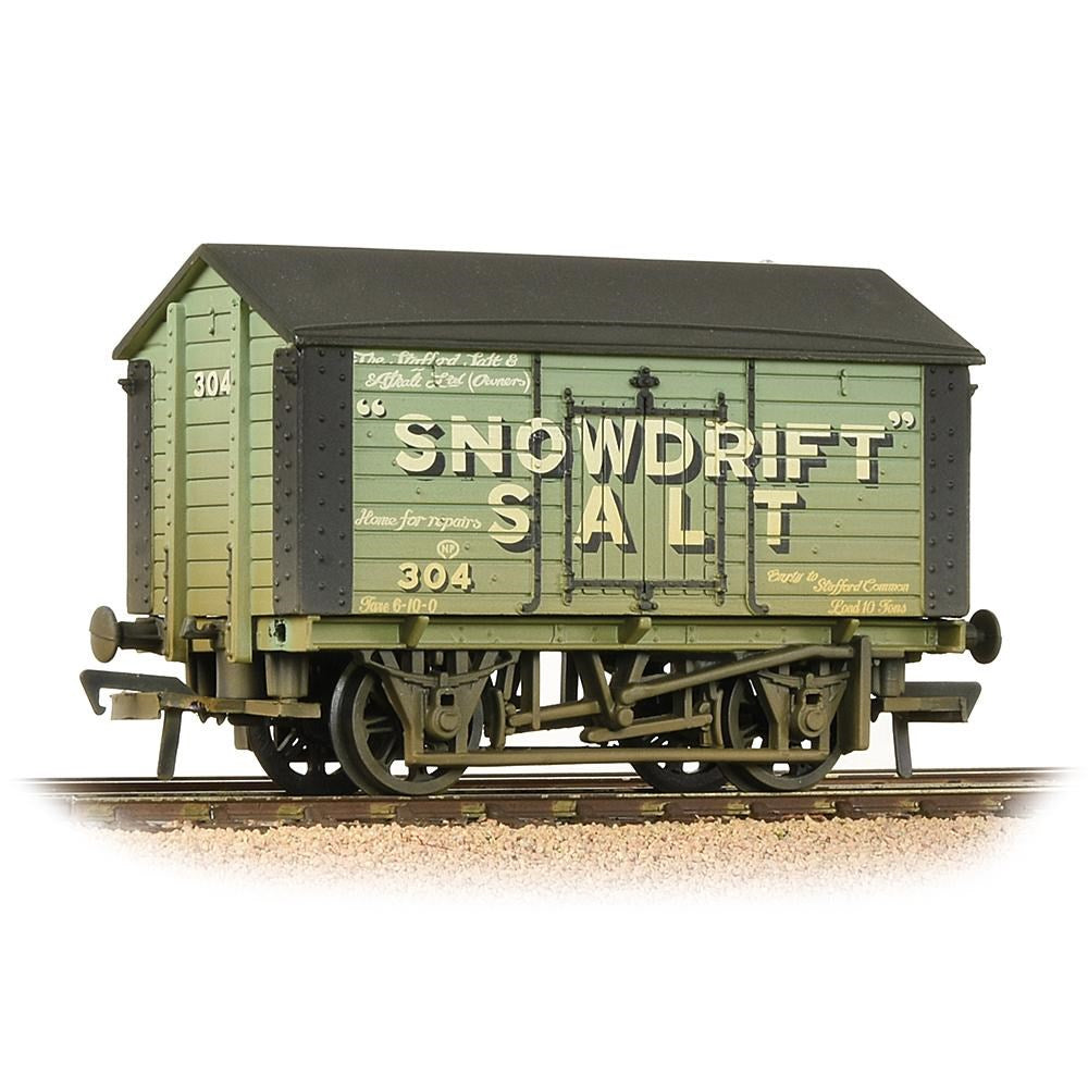 33-182A Branchline OO scale  10T Covered Salt Wagon 'Snowdrift Salt' - Green [W]