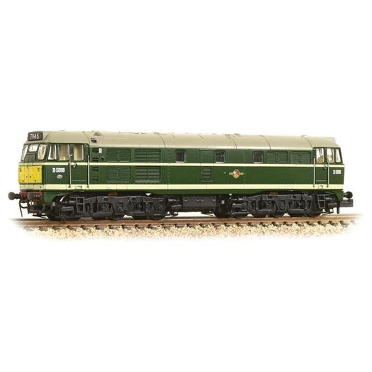 371-111A Graham Farish N Scale Class 31/1 Diesel D5616 - BR Green (Small Yellow Panels)