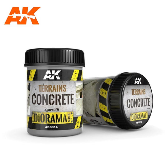 8014 AK Interactive - Dioramas - Terrains Concrete 250ml