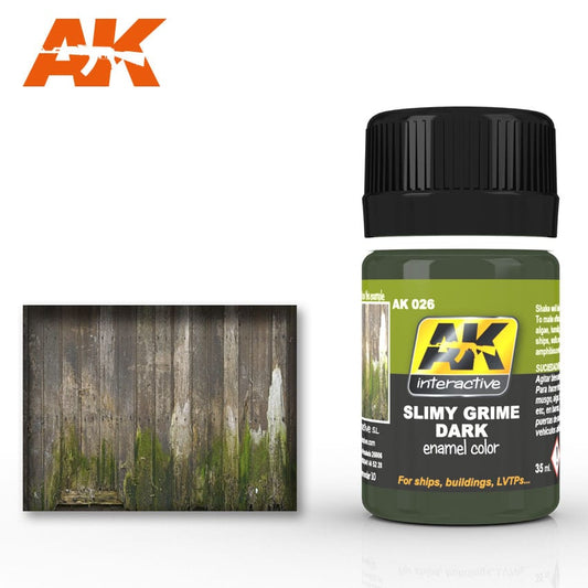 026  AK Interactive - Weathering Products - Slimy Grime Dark 35ml