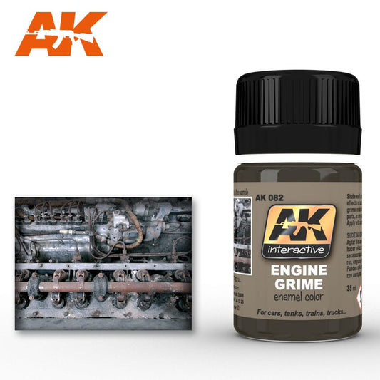 082 AK Interactive - Weathering Products - Engine Grime 35ml
