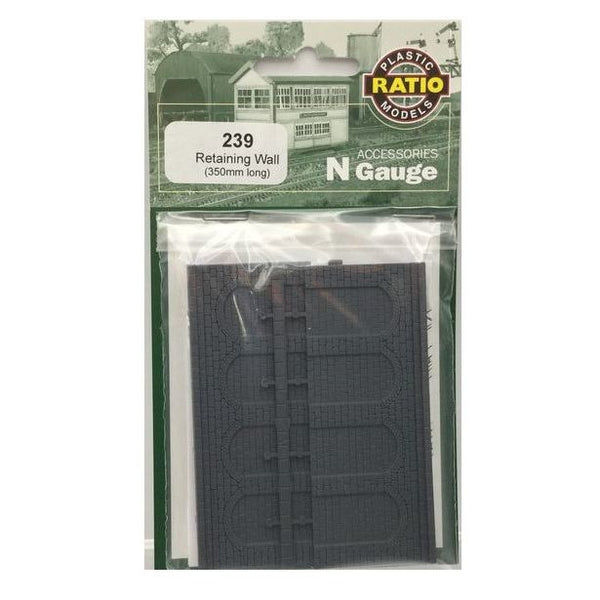 239 Ratio N Scale Retaining Wall – Injection Models Now