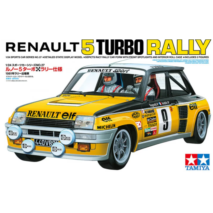 24027 Tamiya 1/24 Renault 5 Turbo Rally