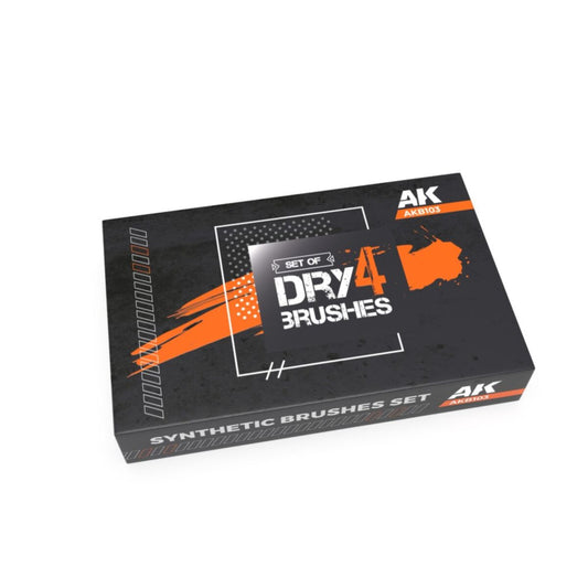 103 Ak Interactive - Brushes - Dry Brushes Set