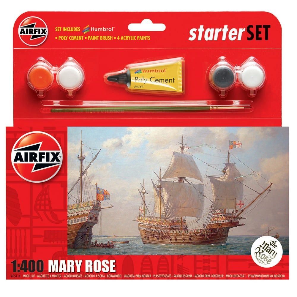 A55114A Airfix 1/400 Small Starter Set Mary Rose