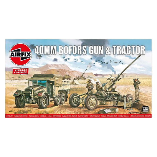 A02314V Airfix 1/76 Bofors 40mm Gun & Tractor