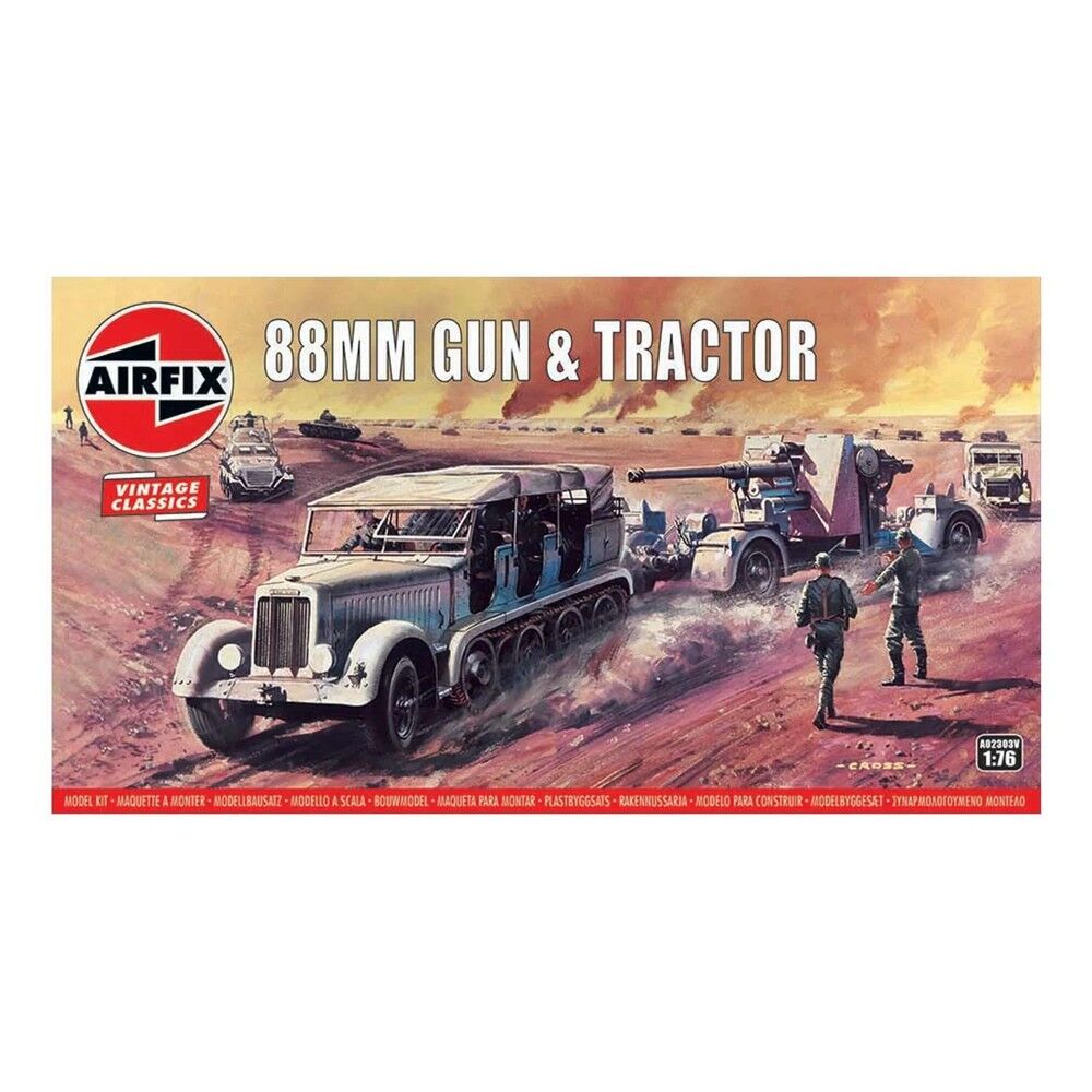 A02303V Airfix 1/76 - 88mm Gun & Tractor