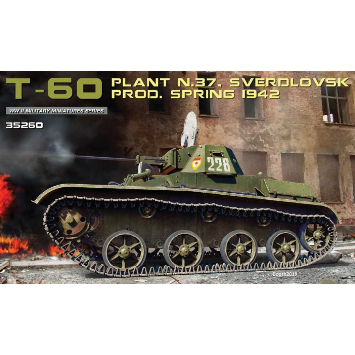 35260 MiniArt 1/35 T-60 Plant N.37. Sverdlovsk Prod. Spring 1942