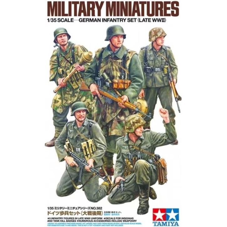 35382 35382 Tamiya 1/35 German Infantry Late WWII – Injection Models Now
