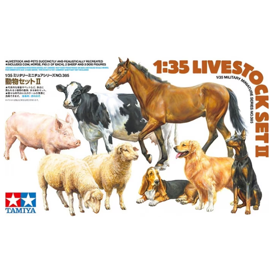 35385 Tamiya 1/35 Livestock Set II