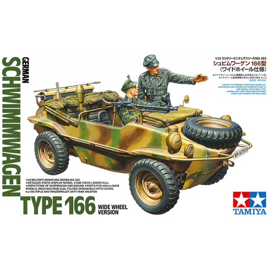 35393 Tamiya 1/35 German Schwimmwagen Type 166 Wide Wheel Version