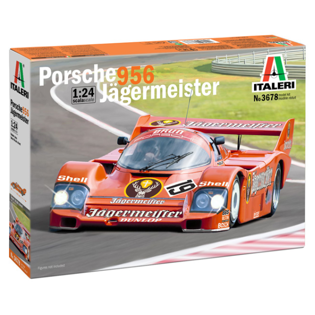 3678 Italeri 1/24 Porsche 956 Jagermeister