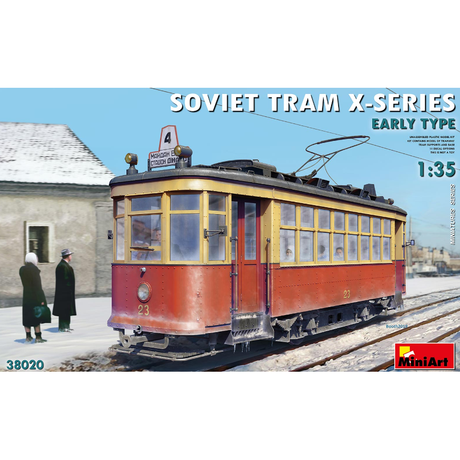 38020 Miniart 1/35 Soviet Tram X Series Early