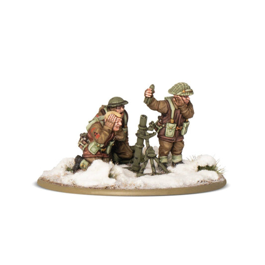 403201007 Bolt Action 3: British & Canadian infantry (winter) medium mortar team