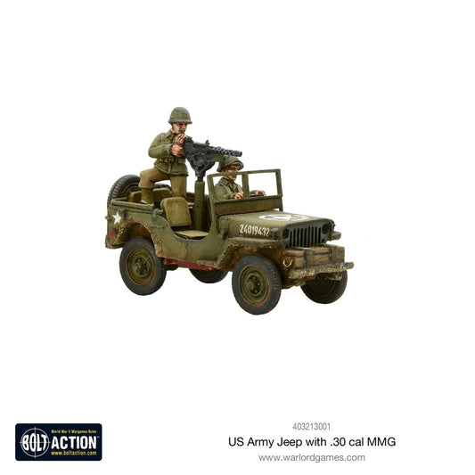 403213001 Bolt Action US Army Jeep with 30 Cal MMG