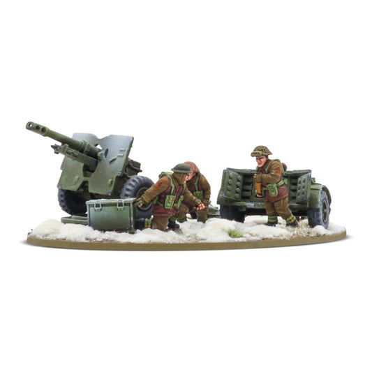 403401001 Bolt Action 3: 25 pdr anti-tank gun with British infantry (winter) crew