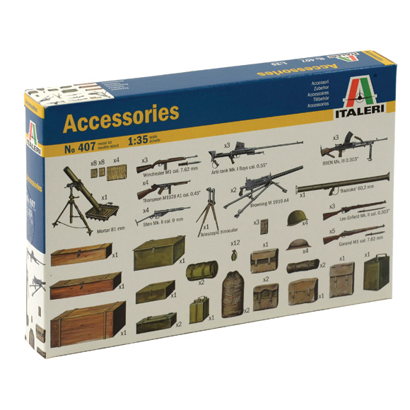 0407 Italeri 1/35 Accessories