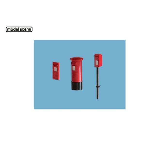 5191 Modelscene N Scale Post Boxes – Injection Models Now