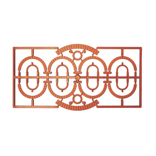 R-521 Ratio OO Scale Industrial Brick Window Arches Building Accessories Pack