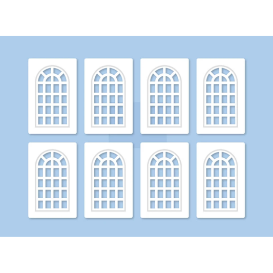 R-523 Ratio OO Scale Industrial Windows Building Accessories Pack