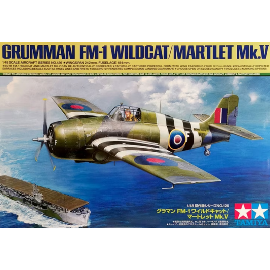 61126 Tamiya 1/48 Grumman FM-1 Wildcat/Martlet Mk.V