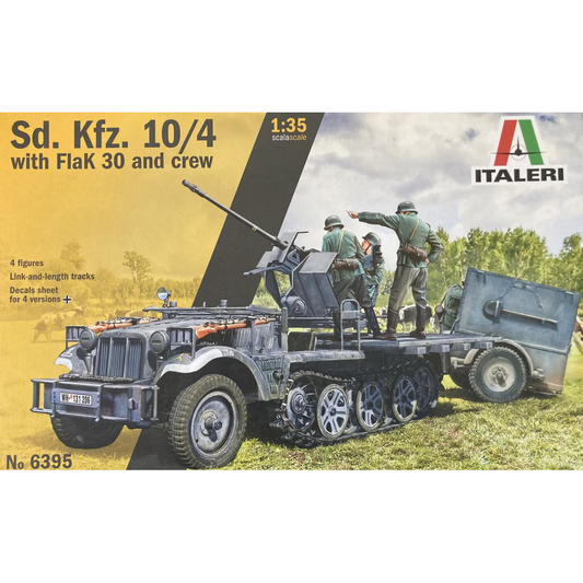 6395 Italeri 1/35 Sd. Kfz. 10/4 with FlaK 30 and crew