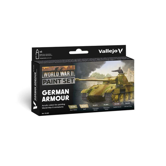 70205 Vallejo – German Armour – WWII / 6 Colors set