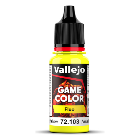 72103 Vallejo Game Color - Fluorescent Yellow 17ML (101)