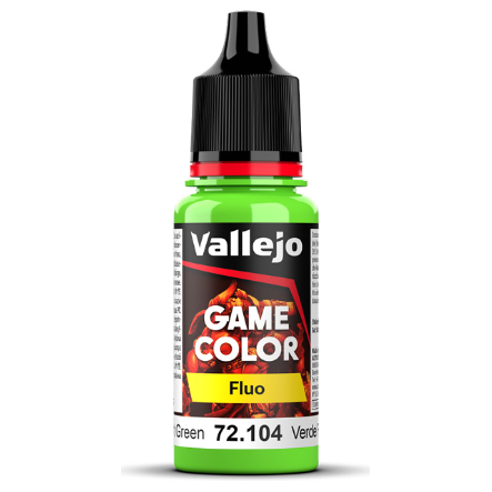 72104 Vallejo Game Color - Fluorescent Green (17ml) (102)