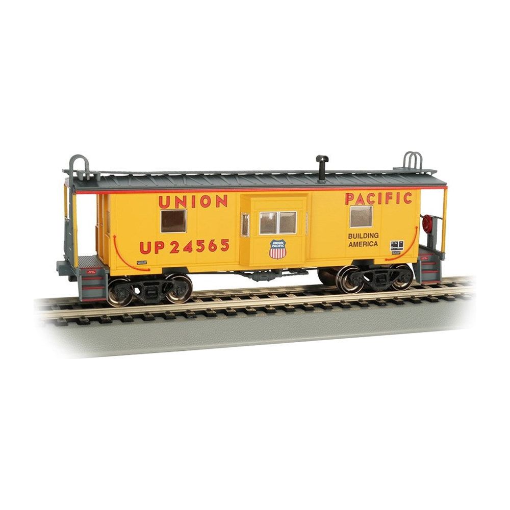 73205  Bachmann USA HO Scale Bay Window Caboose (with Roof Walk) Union Pacific