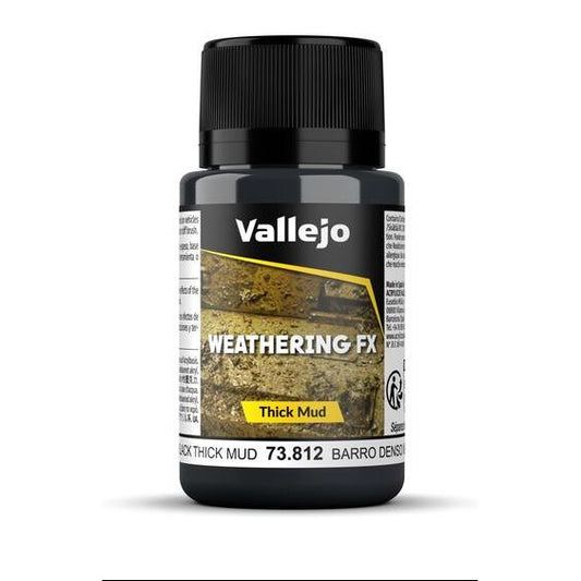 73812 Vallejo Black Thick Mud 40ml
